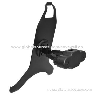 Back seat headrest holder for iPad 2, simple design, easy to install & release, OEM order welcomed